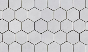Aspen White Mosaic – Hexagon