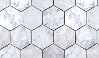 Bianco Carrara Mosaic – Hexagonal 75