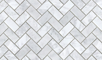 Bianco Carrara Mosaic – Short Herringbone