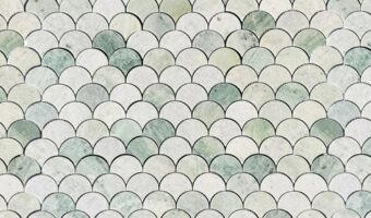 Tuscany Green Mosaic – Fish Scale