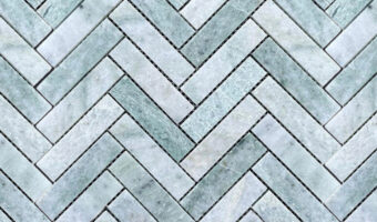 Tuscany Green Mosaic – Long Herringbone